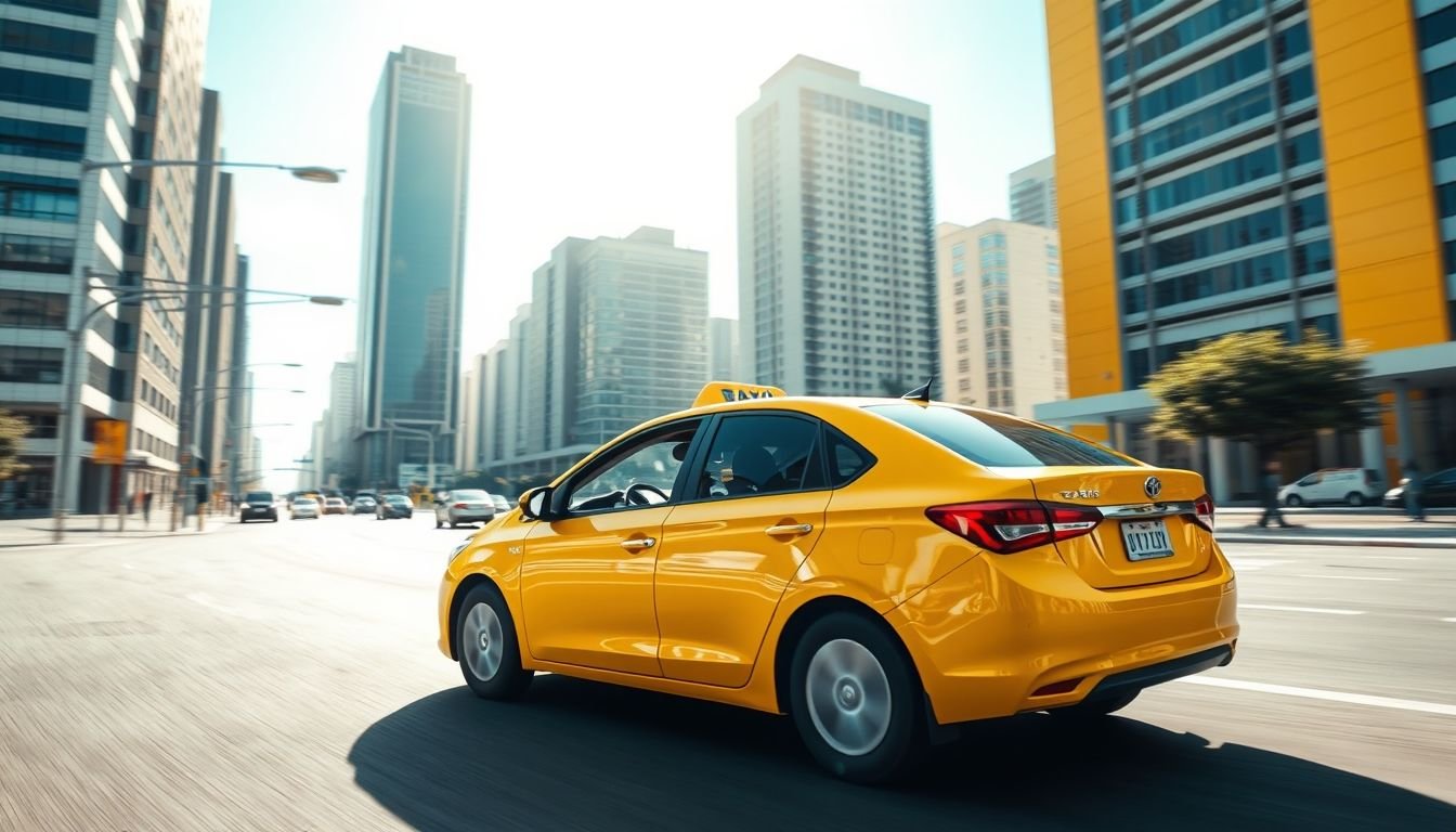 Sleek executive car interior